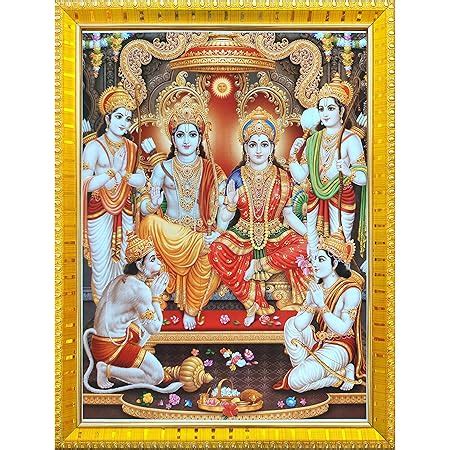 ADA Handicraft Premium Shri Ram Sita MATA Lakshmana Ji with Hanuman Ji ...