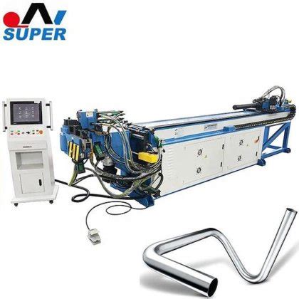 76mm large Round Pipe CNC mandrel pipe bender exhaust rolling hydraulic ...