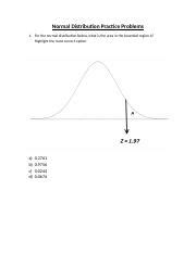 Normal Distribution Practice Problems 的图像结果