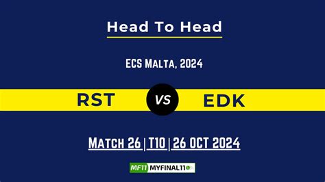RST vs EDK Player Battle, Head to Head Team Stats, Team Record - ECS ...