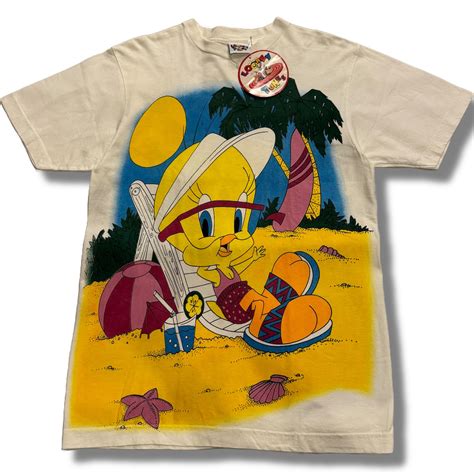 90s デッドストック トゥイーティー 両面Tシャツ | RIDDLE clothing