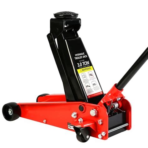 Buy Floor Jack, 3 Ton Low Floor Jack, Steel Racing Floor Jack with Dual ...