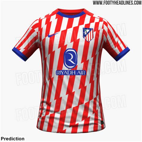 Atletico Madrid 25-26 Home Kit Design Leaked - Unique Stripes Scrapped ...