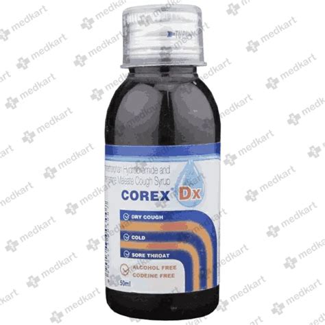 COREX DX SYRUP 50 ML Price, Uses, Side Effects & Substitutes | Medkart