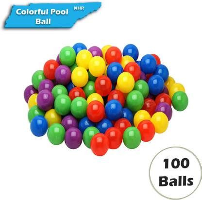 NHR Color Balls for Kids / Pool Balls Bath Toy - Color Balls for Kids ...
