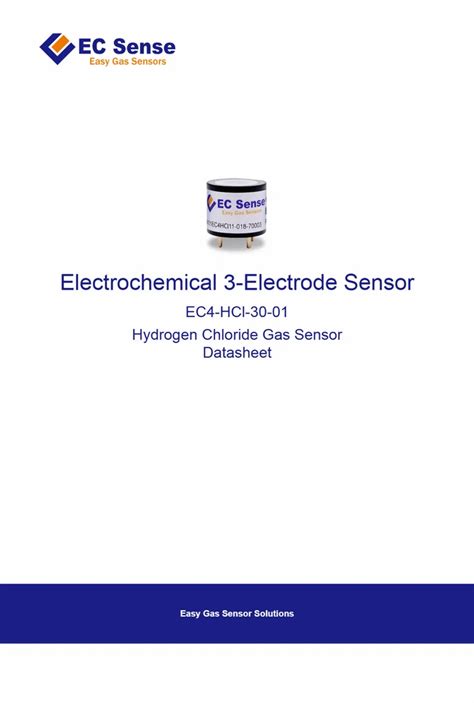 Hydrogen Chloride Sensor - HCl Hydrogen Chloride Sensor-EC4-HCl-30 ...
