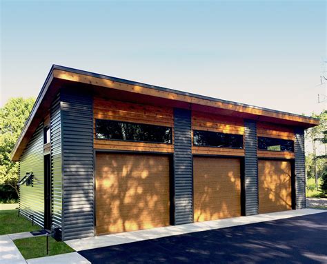 Plan 62636DJ: Modern Garage Plan with 3 Bays | Modern garage, Garage ...