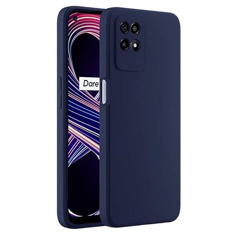 LIRAMARK Silicone Soft Back Cover Case for Realme Narzo 50 / Realme 8i ...