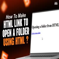 Image result for How to Hyperlink a Folder in HTML