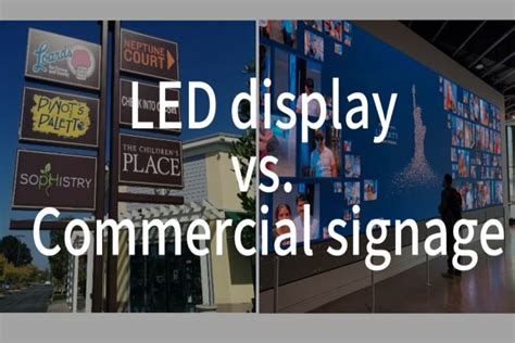 Image result for Signage vs LED Display
