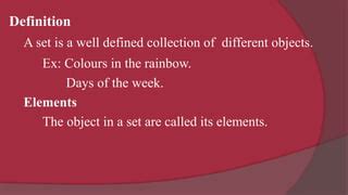 Image result for Describing a Set