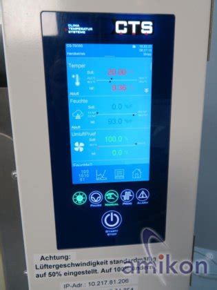 CTS climatic test chamber CS-70/350 350 liters -70°C /+180°C with ...
