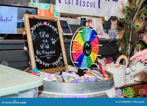 Close-up of a Spinning Game Wheel in Motion with a Vibrant Colorful ...