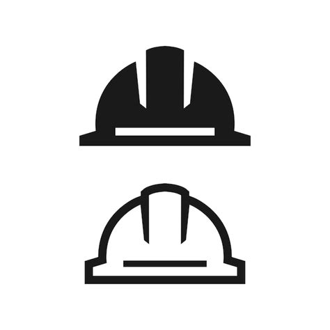 Schutzhelm-Logo-Design-Vorlage Inspiration, Vektorillustration ...