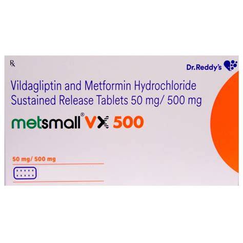 Metsmall VX 500/50MG - Strip of 10 Tablets : Amazon.in: Health ...