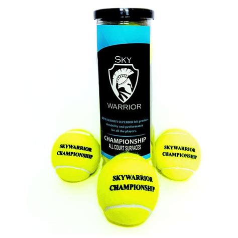 Skywarrior Championship All Court Surfaces Tennis Ball (1Can ...