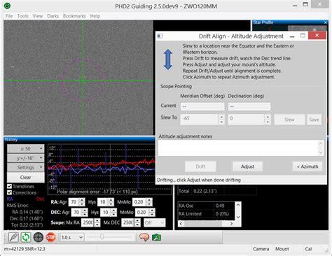 Image result for PhD2 Static Polar Alignment