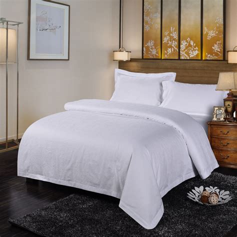 Jacquard Queen Size Luxury 100% Cotton Hotel Bedding Set - Bedding Set ...