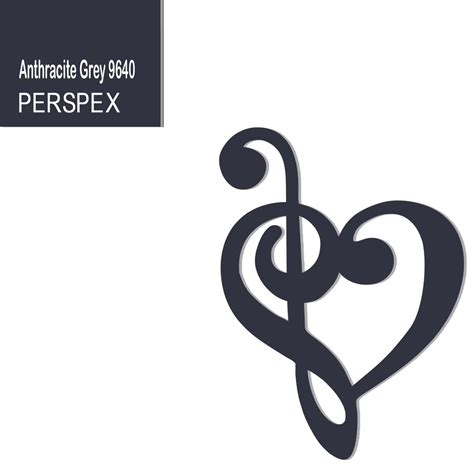 Treble Clef Bass Heart Music Note Heart Treble Clef Bass Clef Pulse