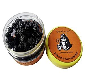 ShivaRatna Rudraksha Mala Dipped In Oil And Herbs (Mantra Siddha) 108+1 ...