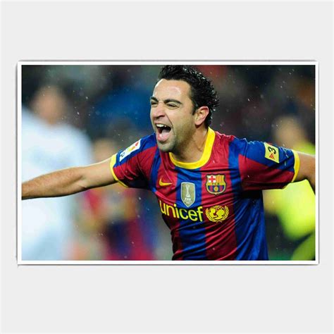 Barcelona Star Xavi (18x12) Paper Print - Abstract posters in India ...