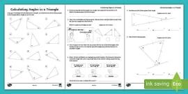 Similar Triangles Worksheet - Primary Resources