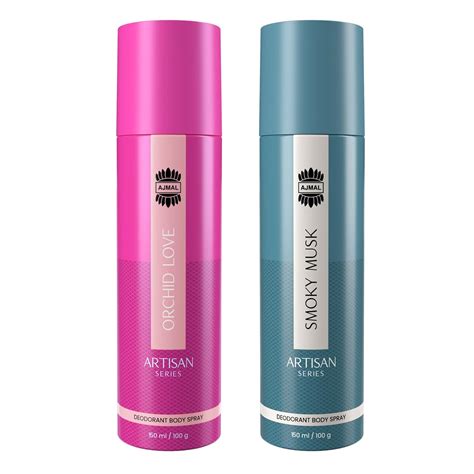 AJMAL ARTISAN - ORCHID LOVE & SMOKY MUSK DEODORANT PERFUME 150ML ...