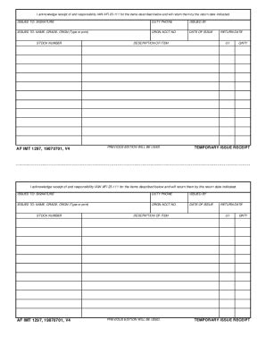 2023-2026 Form AF IMT 1297 - Blank Fillable Template | Fill Out, Print ...