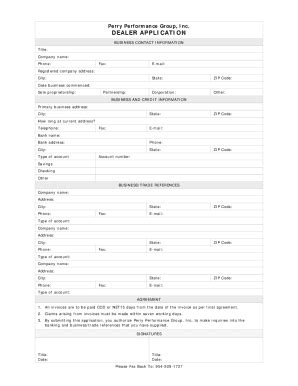 Fillable Online PPG-DEALER-APPLICATION.doc Fax Email Print - pdfFiller