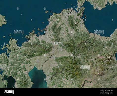 Fukuoka, prefecture of Japan. High resolution satellite map Stock Photo - Alamy
