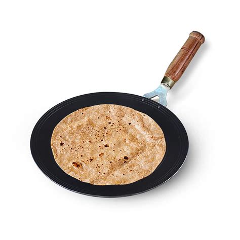 Buy The Indus Valley Pre-Seasoned Iron Tawa for Roti/Chapathi with ...
