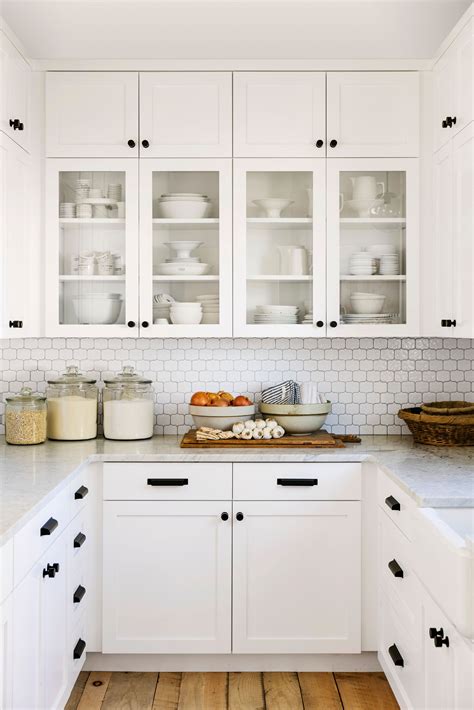 White Country Kitchen Backsplash