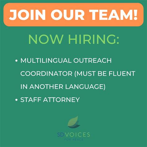 #hiring | South Dakota Voices for Peace