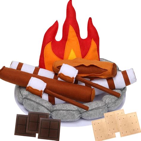 Buy Kids Camping Toys Plush Toy Campfire,Dramatic Play Toys For ...