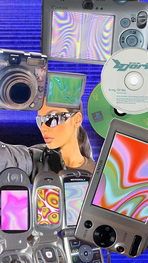 The resurgence of early #2000s tech 🙌 #Y2K #technology #moodboard # ...