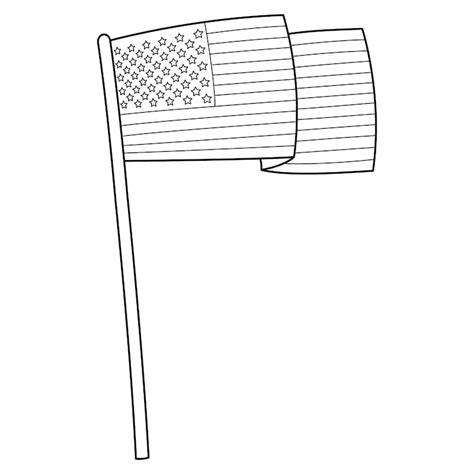 Usa flag outline Images - Free Download on Freepik