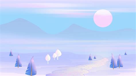 Download wallpaper 1920x1080 sun, mountains, vector, art, trees ...