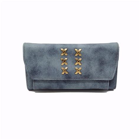 Women's Indian Wallet Jeans Fabric With X Fitting Design – Heer Bags
