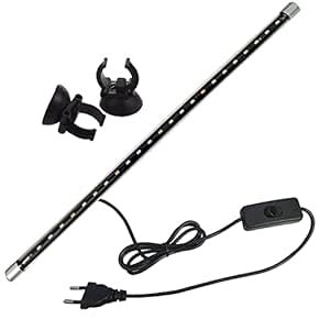 Blue Pet Glass Fully Submersible Aquarium LED Light/Lamp for Fish Tank ...