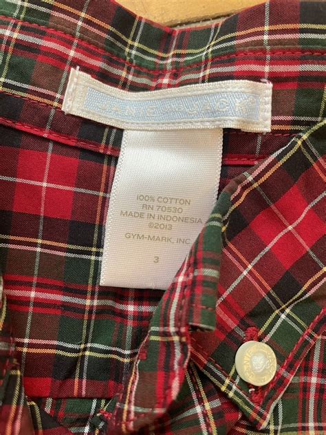 Janie and Jack Boys Size 3 Holiday Plaid Shirt | eBay