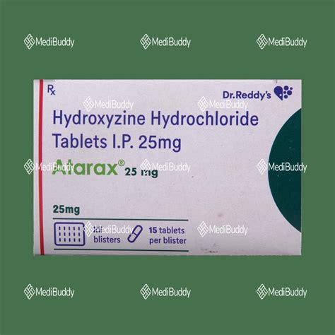 Atarax 25mg Tablet: Price, Uses, Side Effects & How to Use - MediBuddy