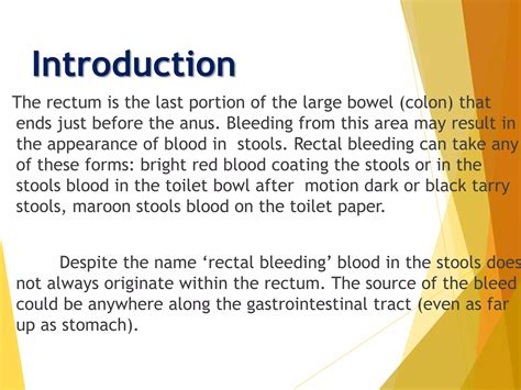 Bleeding per rectum | PPTX