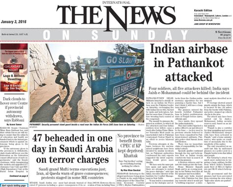 Here's how Pakistani newspapers covered the Pathankot attacks
