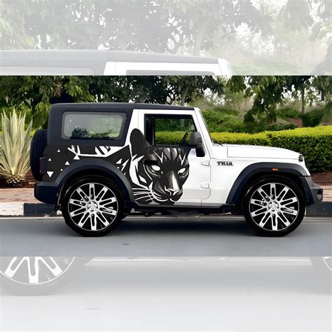 Black Panther Car Graphics for SUV/XUV - Unique Side Styling | Motorik ...
