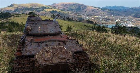 Amazing Pictures of Abandoned Soviet Tanks Left Behind on Shikotan ...