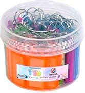 SNDIA 100 Pcs Keyring & Keychain with Name Tag Labels Plastic ...