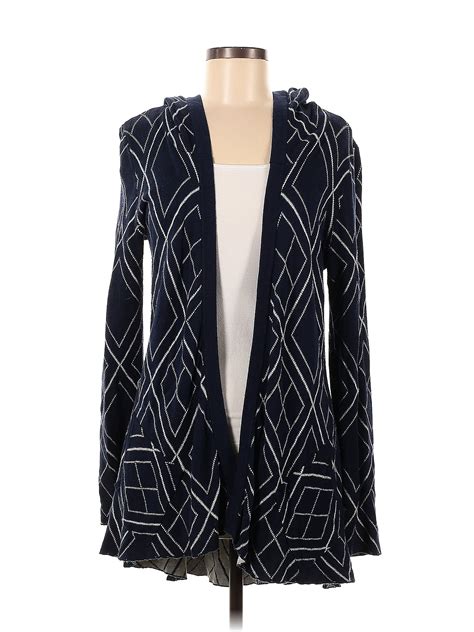 Belldini Color Block Navy Blue Cardigan Size M - 71% off | ThredUp