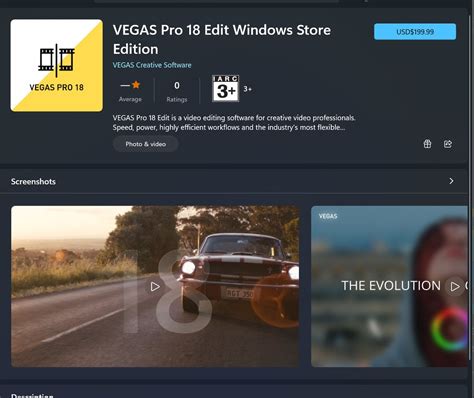 Illegal or Legit? VEGAS PRO available on Microsoft Store