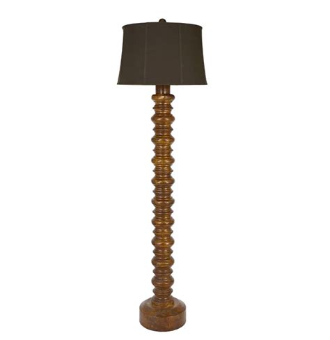 Beatrix Dark Brown Floor Lamp | Dark Brown Oak Floor Lamps