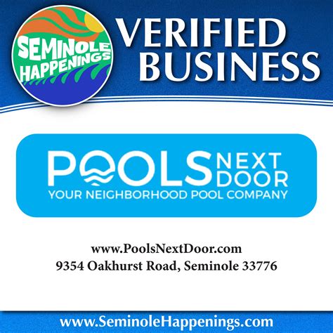 Pools Next Door - Seminole Happenings | Seminole, FL